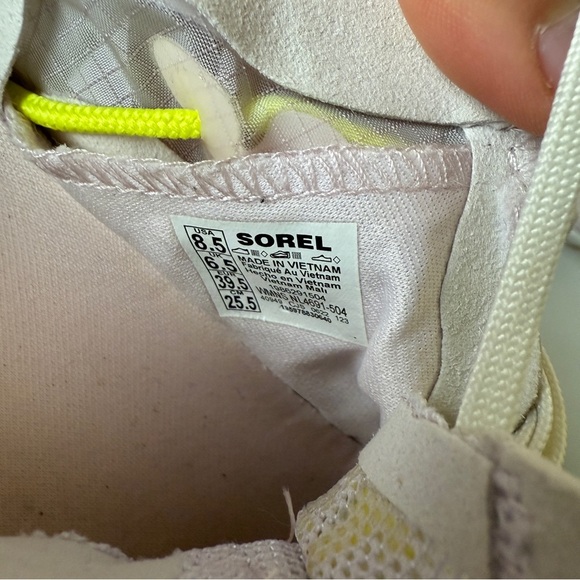 Sorel Kinetic Breakthru Tech Lace Sneakers in Dreamy, Sea Salt, Size 8.5 - Picture 8 of 8